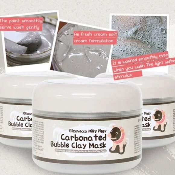 Elizavecca Milky Piggy Carbonated Bubble Clay Mask 100g – Deep Pore Cleansing - Picture 7 of 7